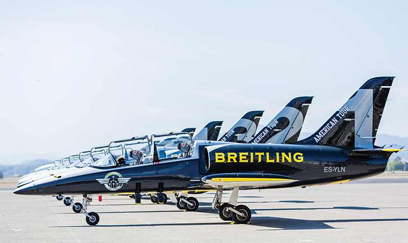 Flying With Breitling’s Team