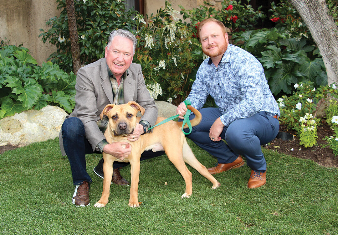Andrew Dale, founder and CEO of Unite, and Graham Bloem, Shelter to Soldier founder and training director, with Nigel