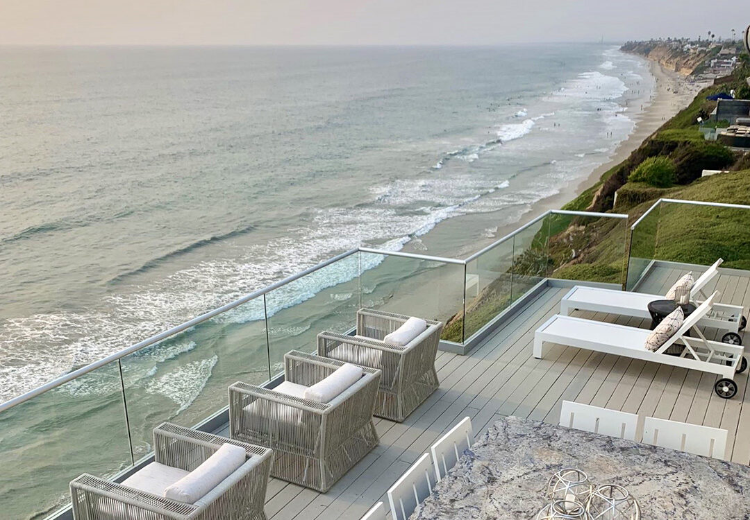 Stunning Pacific Ocean views from luxury home at sunset