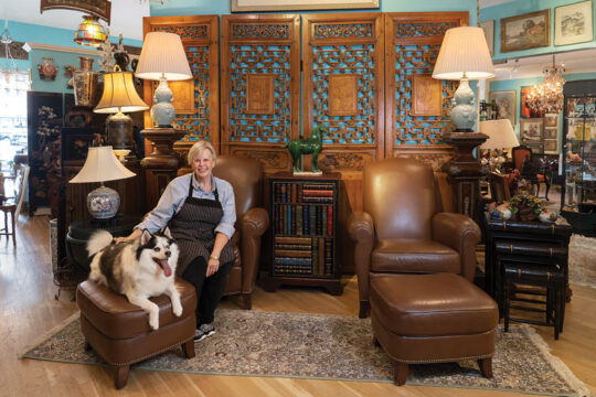 Interior of Ark Antiques