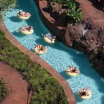 Tubing on Waikolohe Stream at Aulani, a Disney Resort & Spa