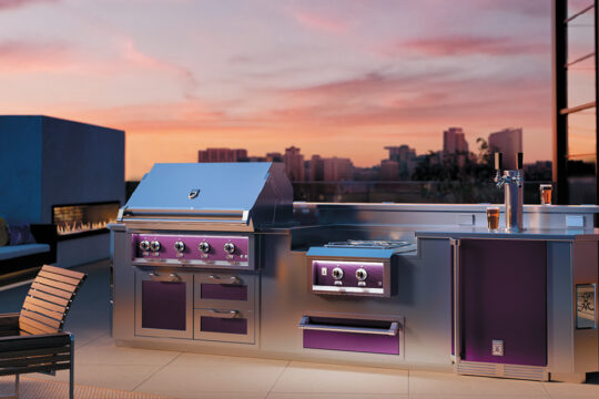 Hestan outdoor kitchen