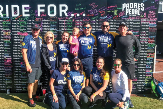Team Ranch & Coast participating in Padres Pedal the Cause in 2019