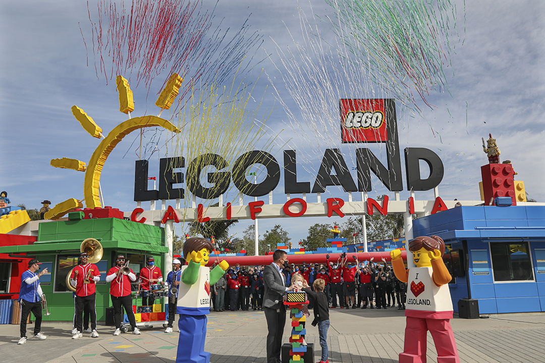 Legoland opening on Thursday, April 15, 2021 in Carlsbad, CA