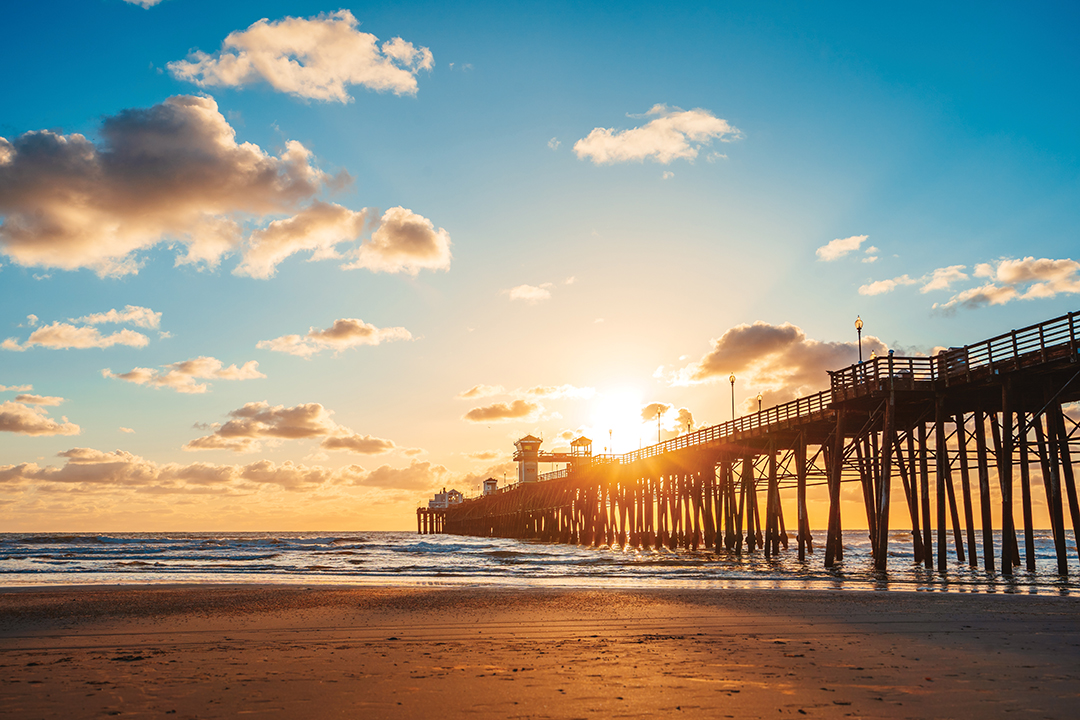 Oceanside Pier at sunset