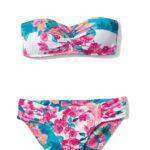 "Bougainvillea” bandeau top with reversible side-shirred bottom from Tommy Bahama
