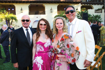 Miguel and Carmella Koenig, with Lisa and Dan Arnold
