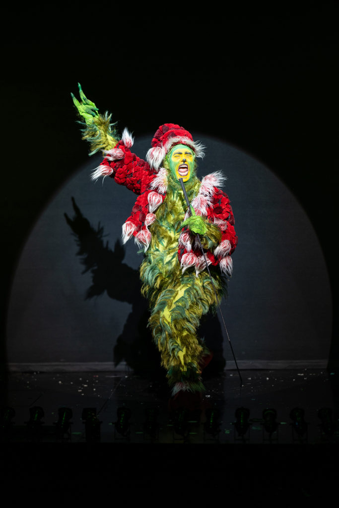 Andrew Polec as The Grinch in Dr. Seuss's How the Grinch Stole Christmas!, 2021