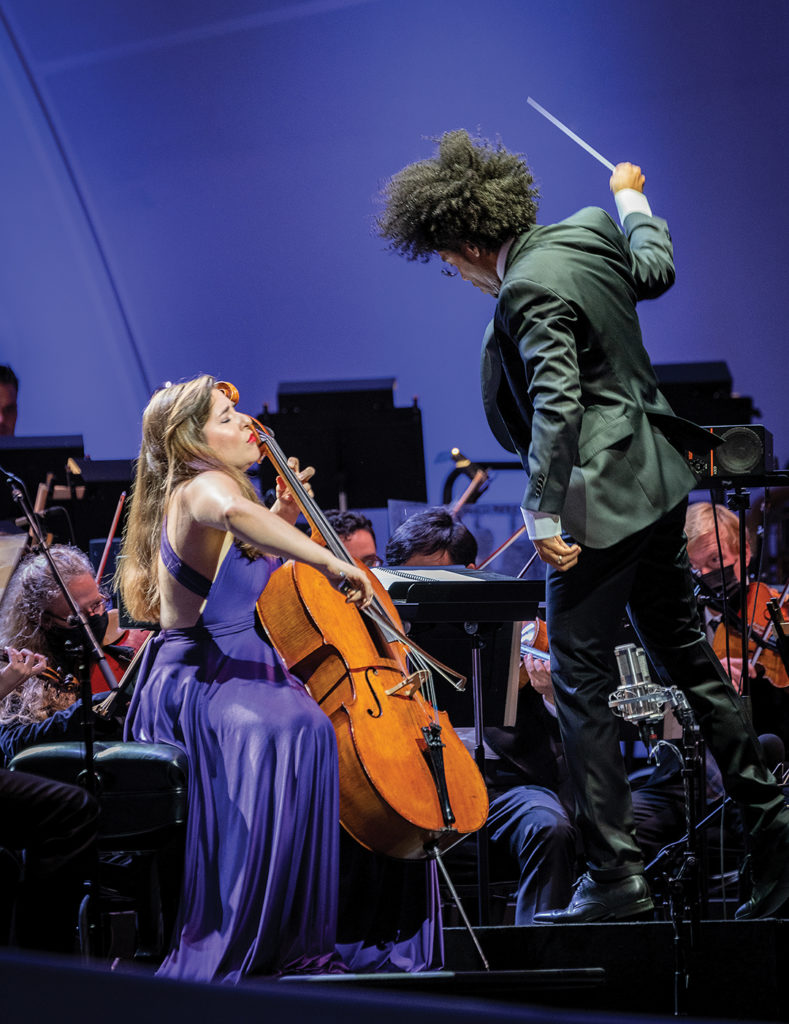 On opening night, a performance of Saint Saëns' Cello Concerto No. 1 in A Minor, Op. 33 featured Payare's wife, internationally acclaimed cello star Alisa Weilerstein, as its soloist