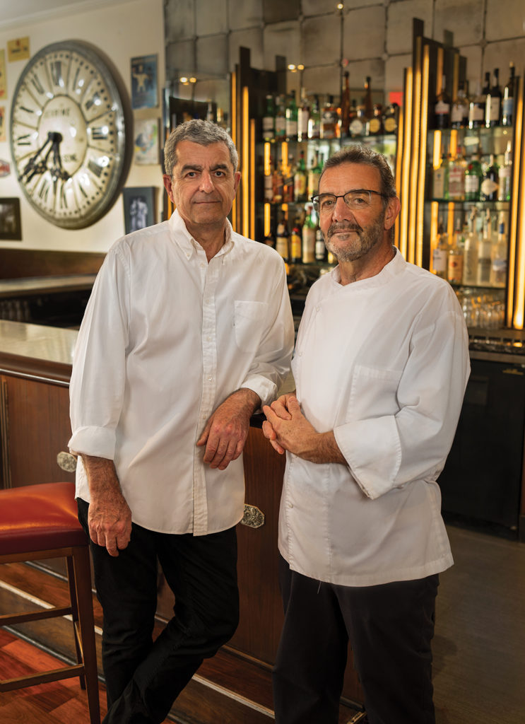 Chef-Owner Jean Michel Diot and Chef de Cuisine Alain Delahaye