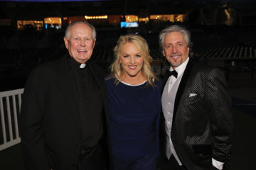 Msgr. Dan Dillabough with Coreen and Kevin Petti