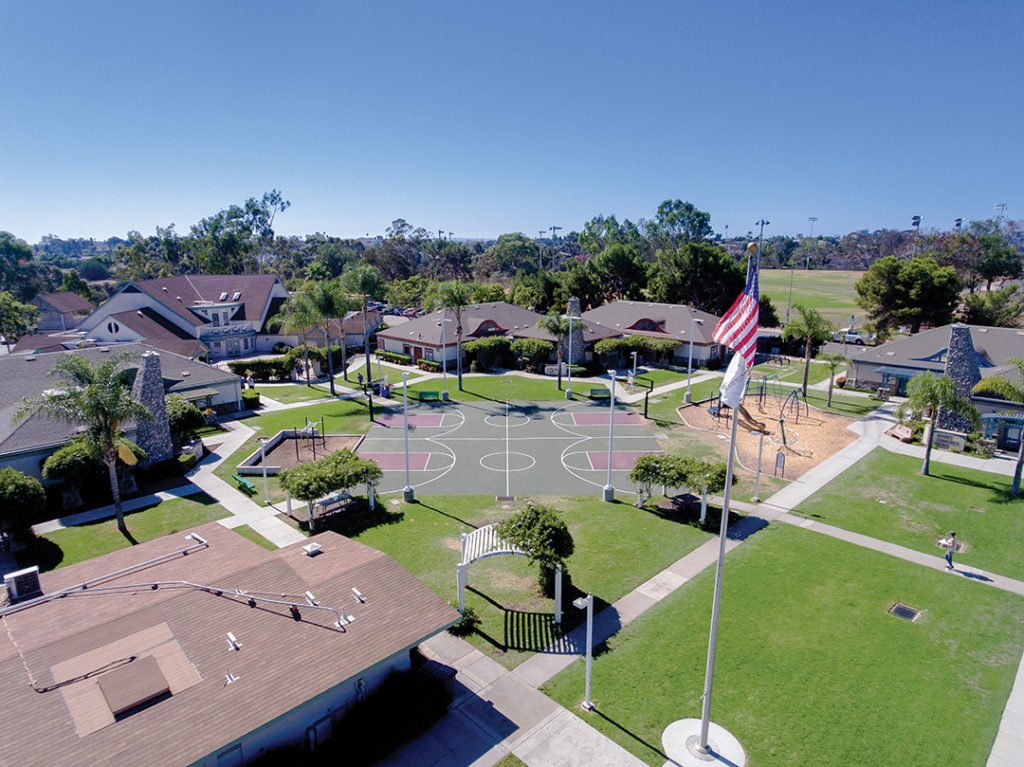 Aerial shot of San Diego Center for Children