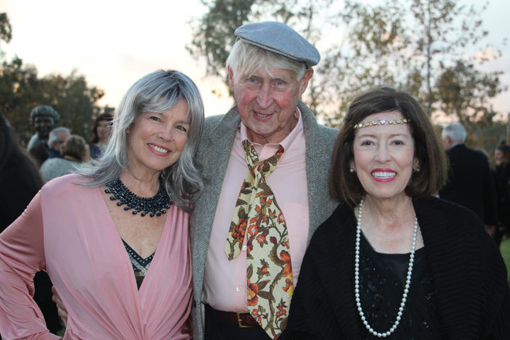 Debi Holder, Joe Mize, and Peggy Brooks, who envisioned a statue in Lilian Rice’s honor