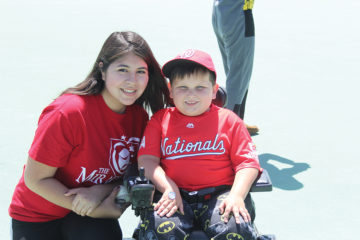 Buddies are an integral part of the Miracle League experience, providing support on and off the field