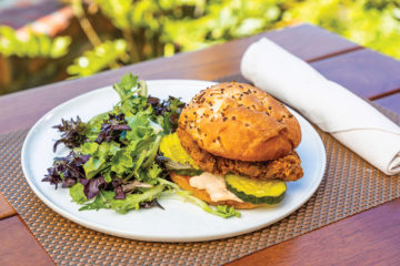 For the entire month of May, 50 percent of proceeds from the purchase of every Buttermilk Fried Chicken Sandwich at The Lodge at Torrey Pines will be donated to Promises2Kids