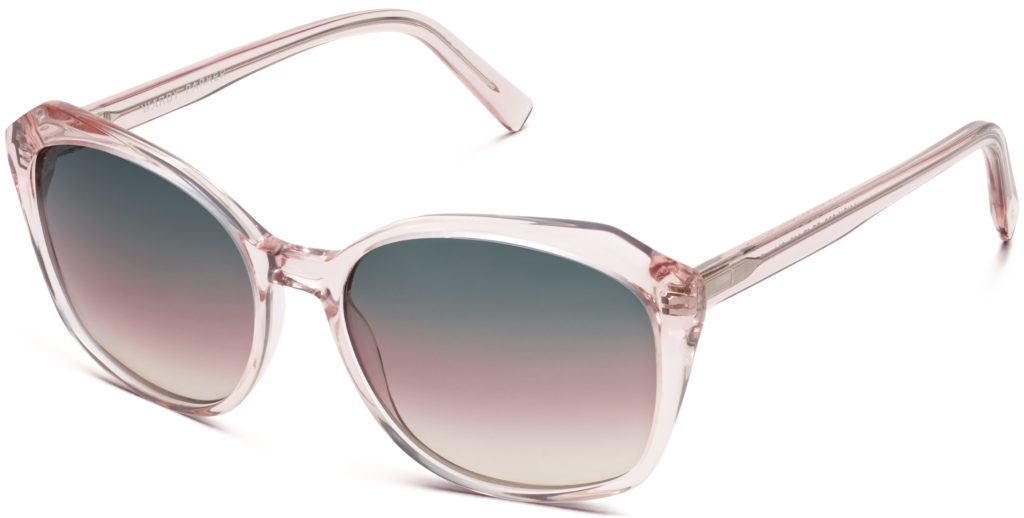 Warby Parker’s “Nancy” oversized sunglasses in rose crystal will shade your eyes in style. These statement frames, fashioned from cellulose acetate, are available at The Forum Carlsbad. 888.492.7297, warbyparker.com