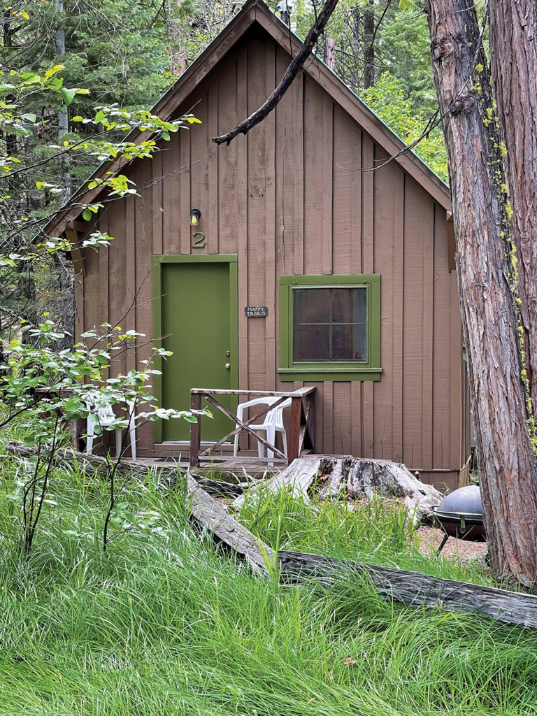 Lodging at Mill Creek Resort is in nine adorable cabins
