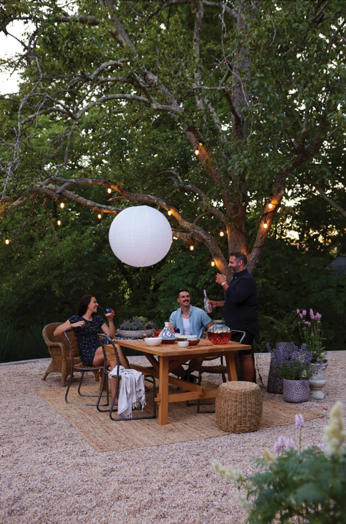 “Plantfluencers” Mel Brazier, Garrett Magee, and James DeSantis take it outside in this backyard oasis