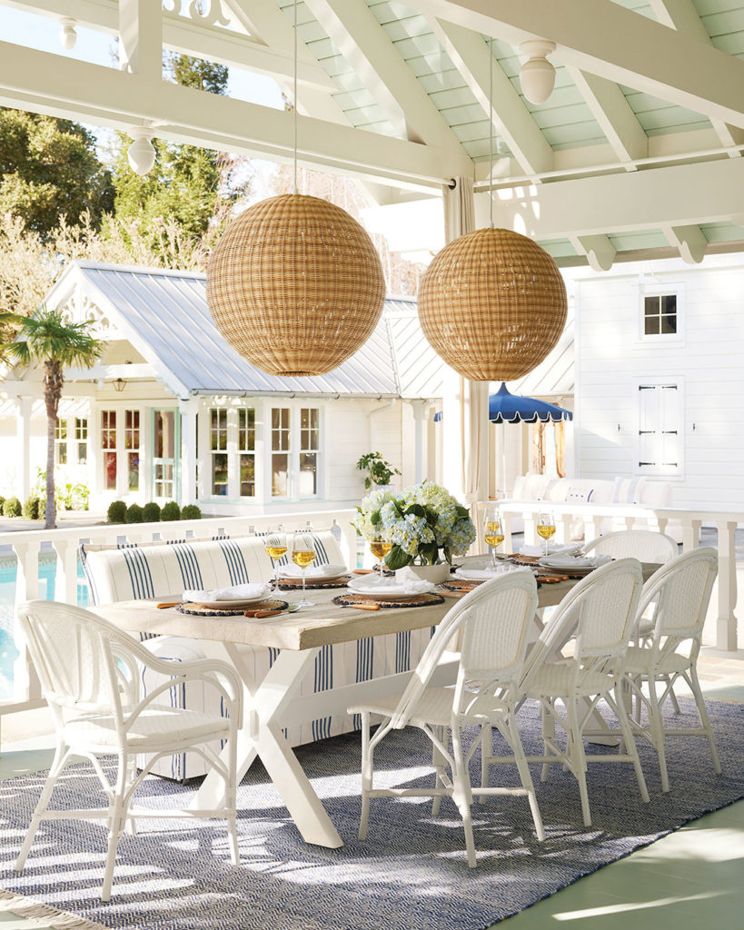 Master the art of outdoor living by combining  nature, performance, and style from Serena & Lily