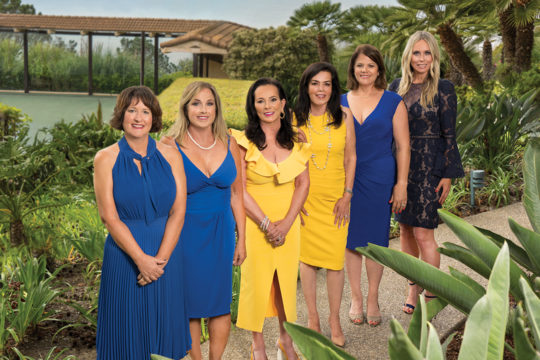 Promises2Kids CEO Tonya Torosian with Dream On Concert Gala co-chairs Merrilee Neal, Joan Waitt, Deborah Marengo, Lynne Doyle, and Stephanie Brown