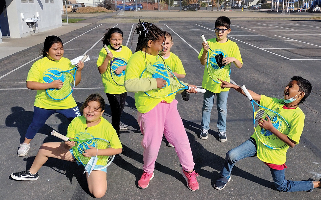 Youth Tennis San Diego provides after-school tennis programs at roughly 65 sites throughout San Diego