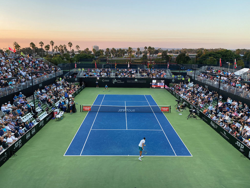 The inaugural ATP San Diego Men’s open proved extremely popular with players and local fans