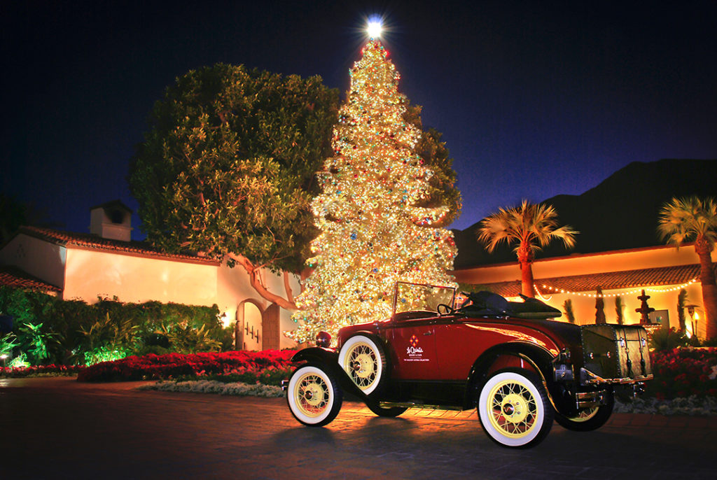 Exterior of La Quinta Resort & Club at Christmas