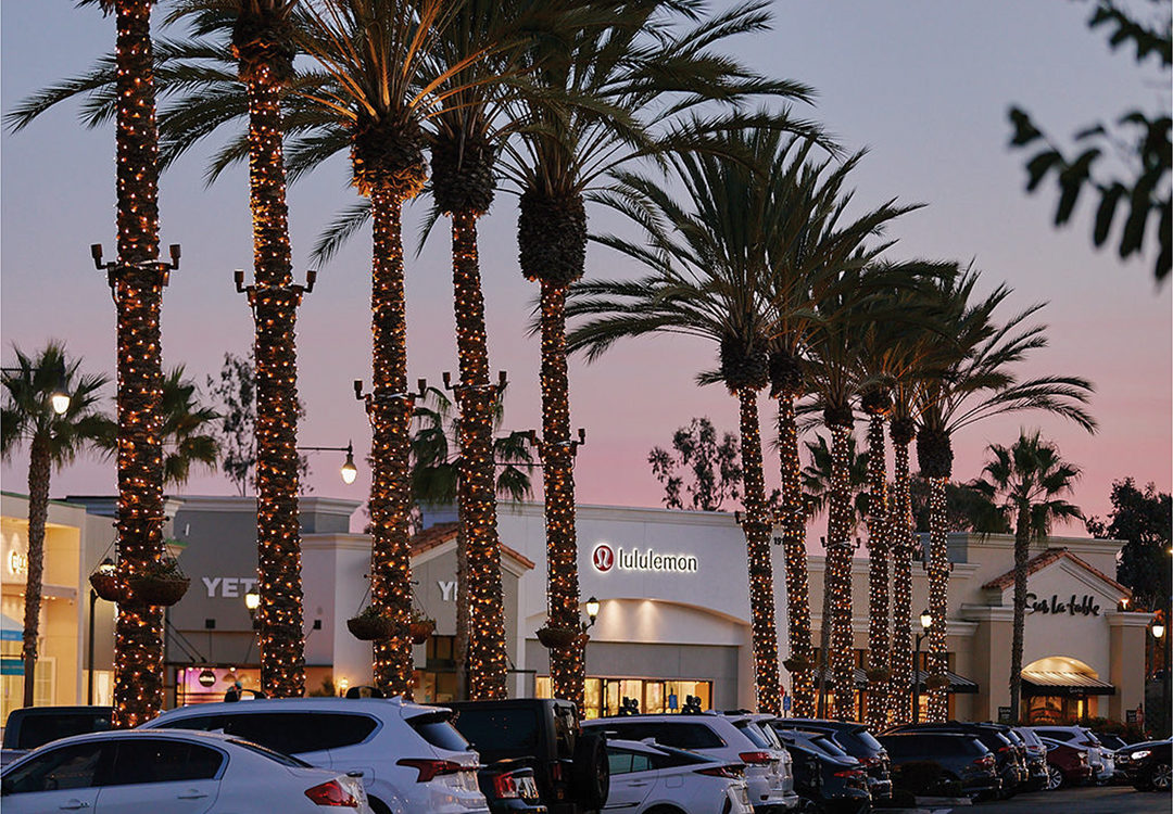 The Forum Carlsbad during the holidays