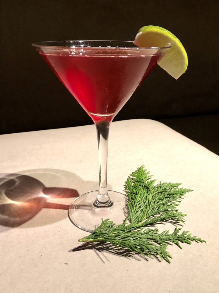 Bleu Bohème's Canneberge Cocktail