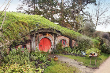 Lord of the Rings director Peter Jackson chose the setting of Hobbiton from an aerial tour