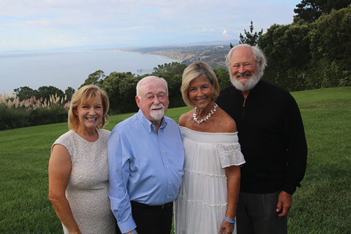 Ann and Steve Luby with Pamela and David Hunt