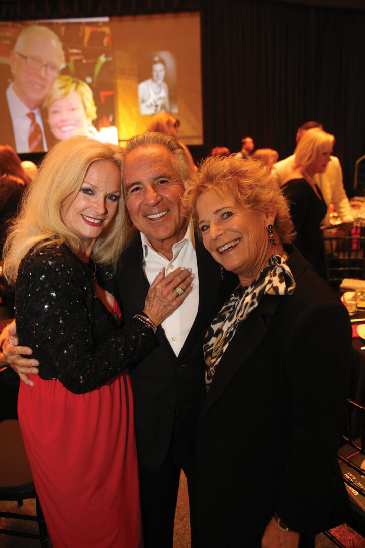 Betty Blair with Tony and Sue Perez