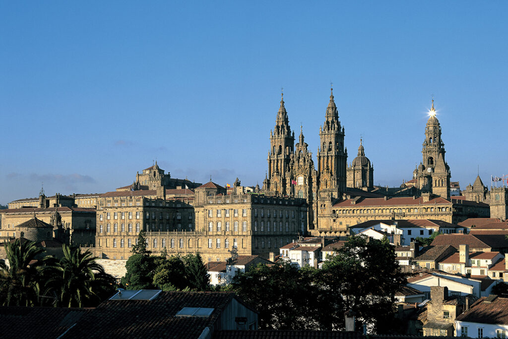 Santiago de Compostela is located in Spain’s Galicia region