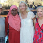 Judy Bernstein, Hawaa Bahreldin, Lily Warren, and Kim Warren