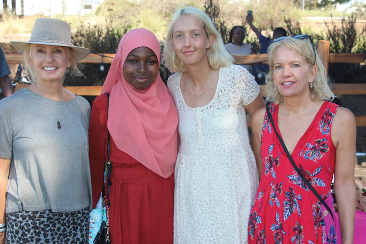 Judy Bernstein, Hawaa Bahreldin, Lily Warren, and Kim Warren