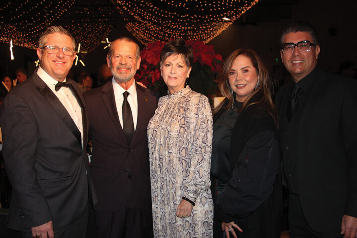 Todd Tibbits, Felipe and Anna Fernandez, and Linda and Fred Sotelo
