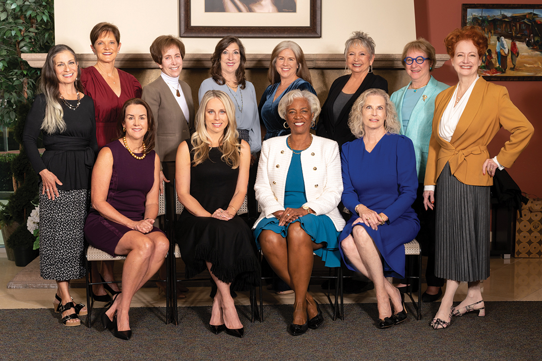 (Standing): June Chocheles, Janice Kurth, Cindy Goodman, Michele Prescott, Maria Provencher, Linda LeGerrette, Martha Dennis, Sara Wilenski Napoli; (seated): Kimberly Alessio, Stephanie Brown, Vivian Crawford Tuck, Suzanne Newman