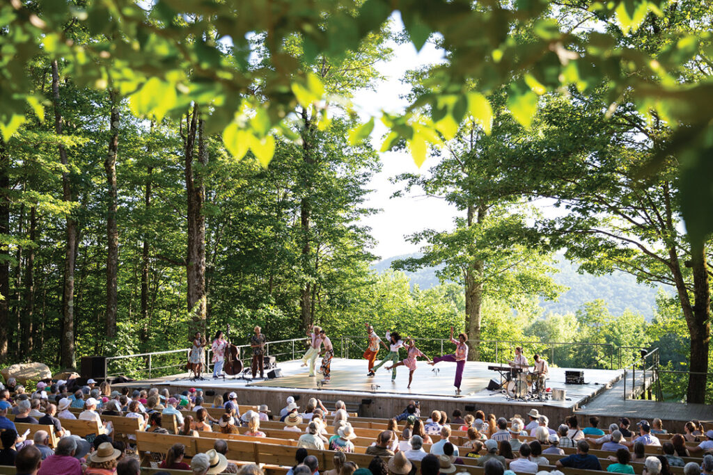 Jacob’s Pillow Dance Festival takes place in Becket, Massachusetts, in the Berkshires