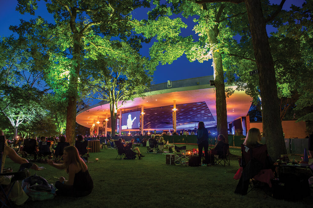 The Ravinia Festival started in 1911 when local residents formed a corporation to purchase the park