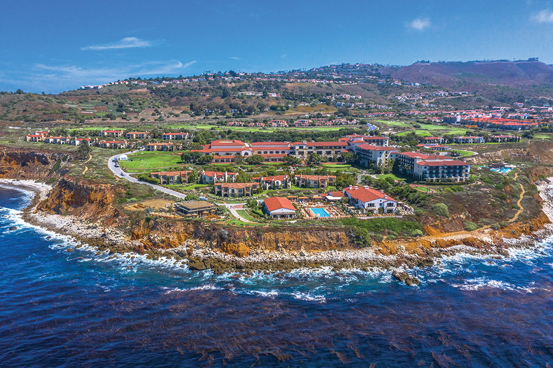 The sprawling, 102-acre Terranea Resort on the Palos Verdes Peninsula overlooks the dazzling Pacific with views of Catalina Island in the distance