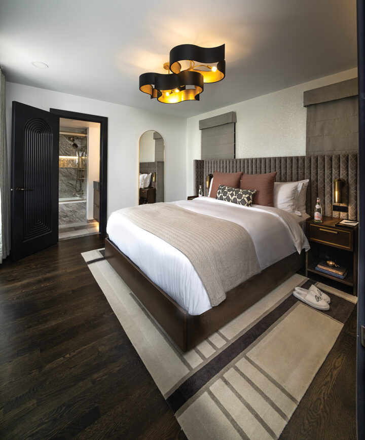 No two of the 13 guestrooms are alike — an aspect designer Maddie Lord embraced to create “special moments” throughout Orli