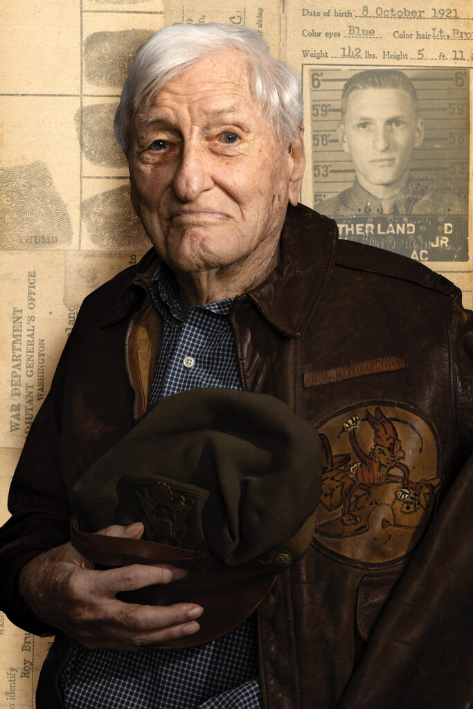 A photo of Belmont Village veteran Bruce Sutherland, shot by Tom Sanders at Belmont Village Cardiff-by-the-Sea, will join a permanent gallery in the residential communities to honor the residents who have served our country