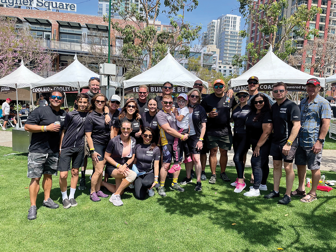 Team Ranch & Coast Magazine, Padres Pedal the Cause
