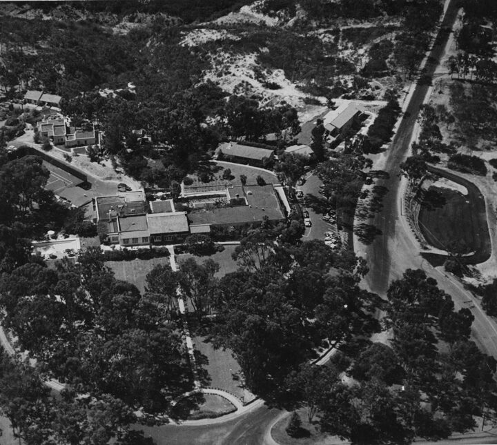 Aerial of The Inn at Rancho Santa Fe in 1925