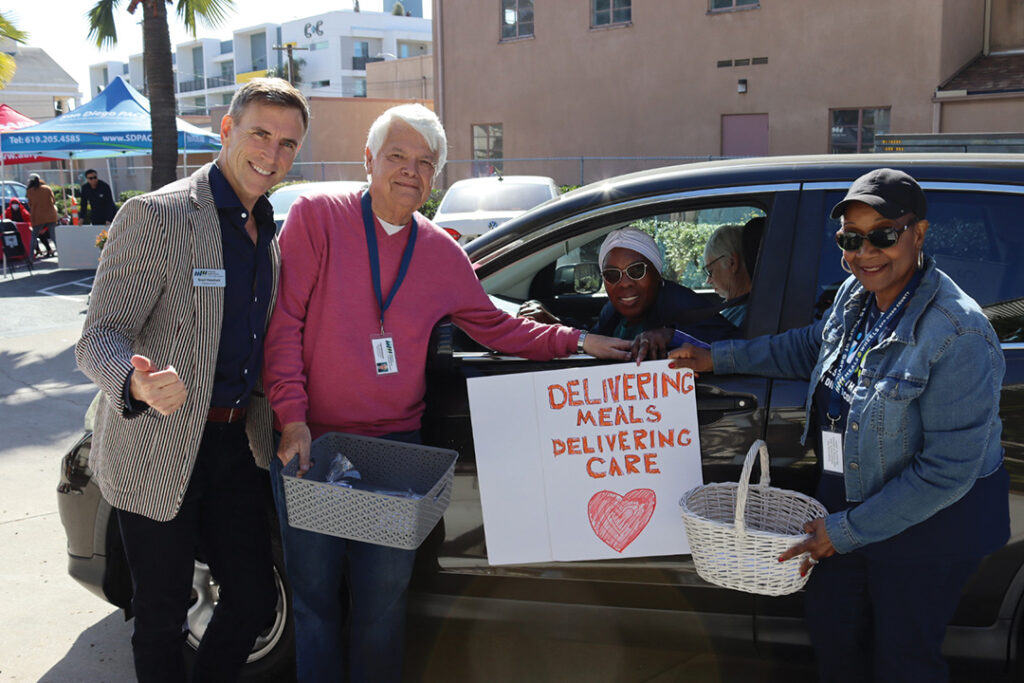 “We’re stepping it up and going from what Meals on Wheels used to be associated with to something that is inspiring,” says Meals on Wheels San Diego County President and CEO Brent Wakefield (left)