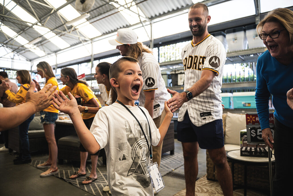 Significant relationships within the community including with the San Diego Padres provide essential funding for Monarch School’s programs and services that far exceed the role of a “regular” school