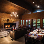 Stein Eriksen Lodge’s luxurious suites range from 1,200 to 4,900 square feet, with multiple fireplaces and up to five bedrooms