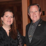 Laura Humphreys and Mayor Ron Morrison