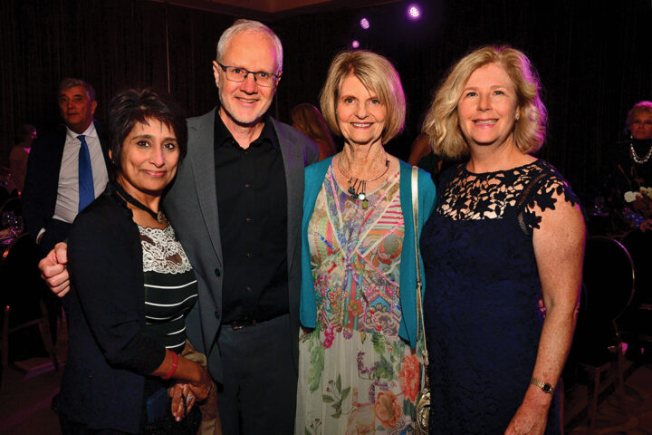 Aradhna and Grant Oliphant, Phyllis Epstein, and Julie Bronstein