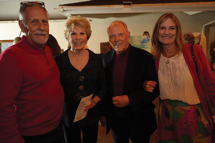 John Barbour, Patti and Bill Harman, and Sally Grauer